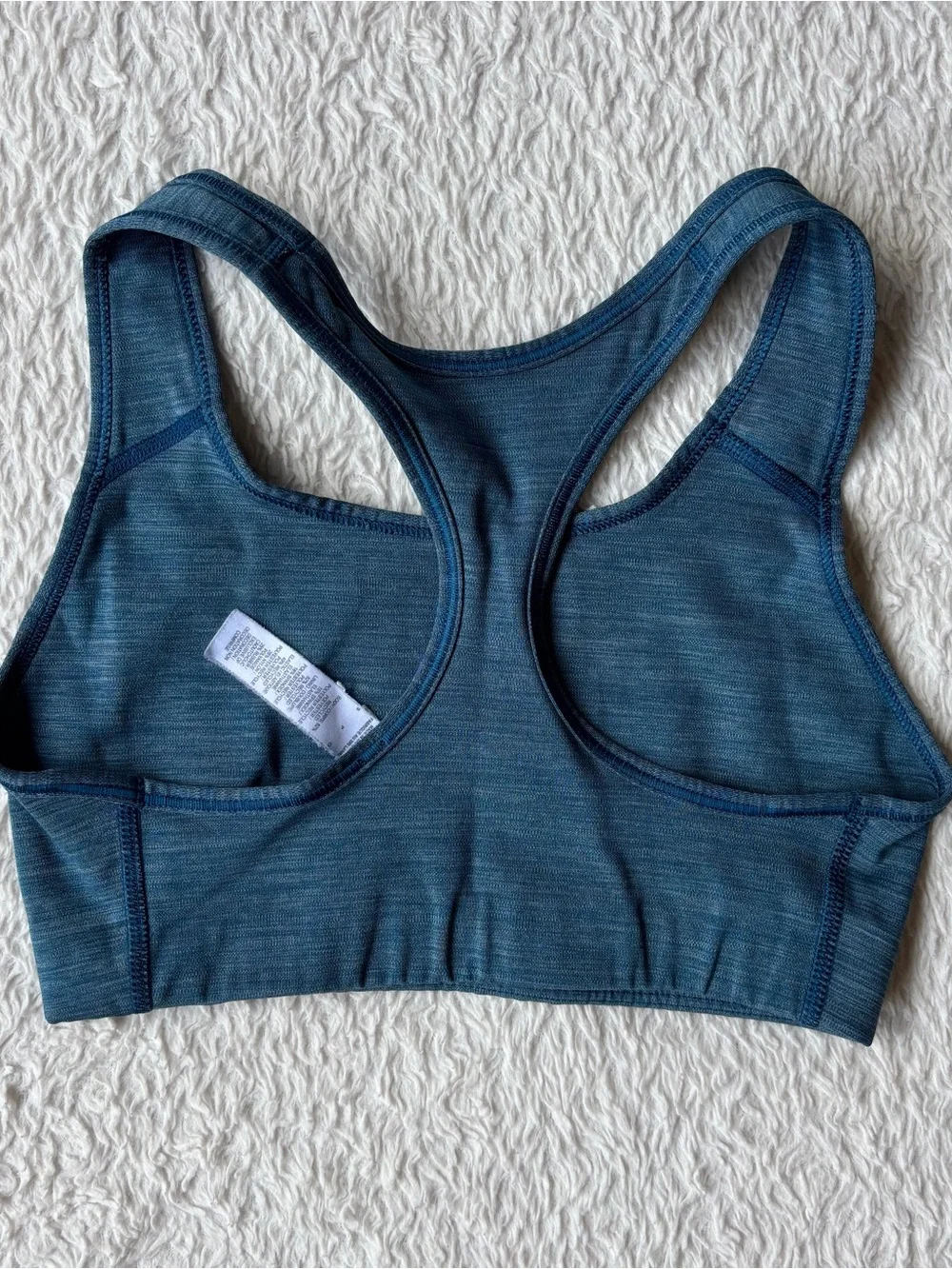 Nike Women's Blue Racerback Sports Bra